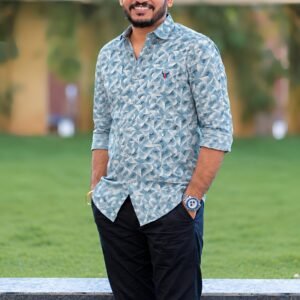 Sky Blue shirt Front