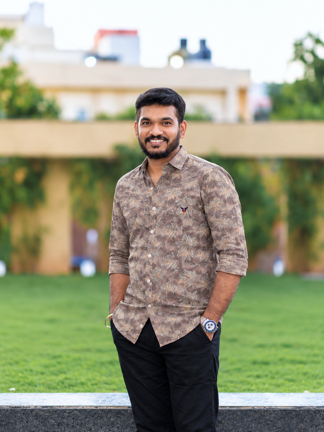 Coffee Brown shirt Front