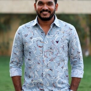 Ice Blue shirt Front